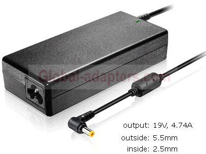 New 19V 4.74A Advent 7012 POWER SUPPLY AC ADAPTER